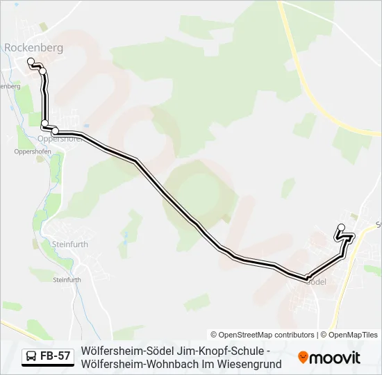 FB-57 Bus Line Map