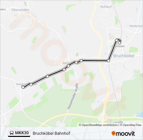MKK30 Bus Line Map
