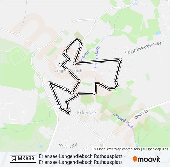 MKK39 Bus Line Map