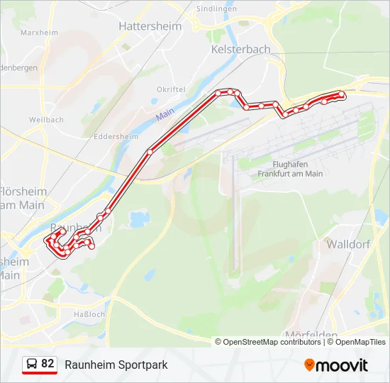 82 Bus Line Map