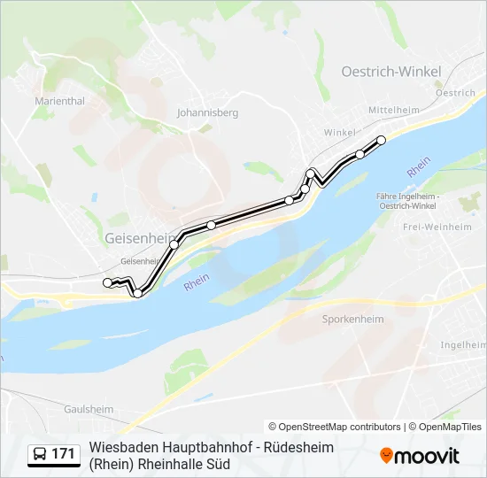 171 Bus Line Map