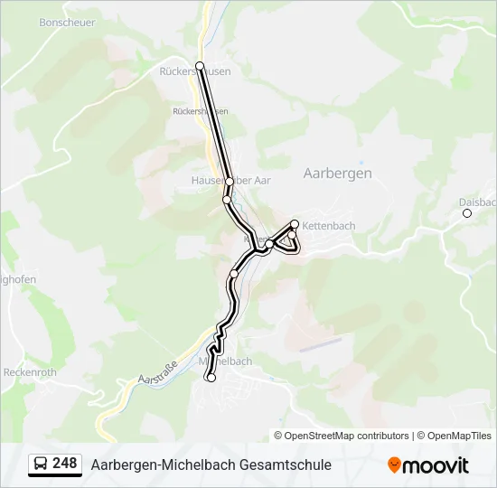 248 Bus Line Map
