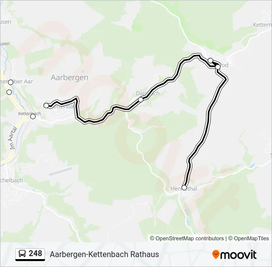 248 Bus Line Map