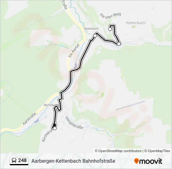 248 Bus Line Map