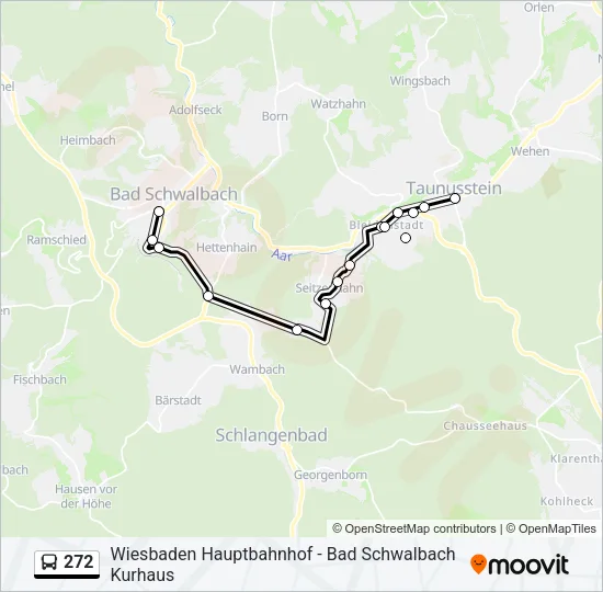 272 Bus Line Map