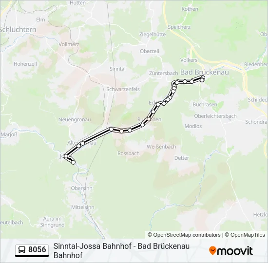 8056 Bus Line Map