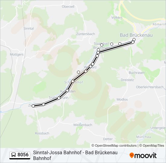 8056 Bus Line Map