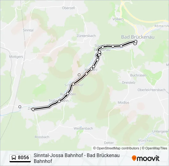 8056 Bus Line Map