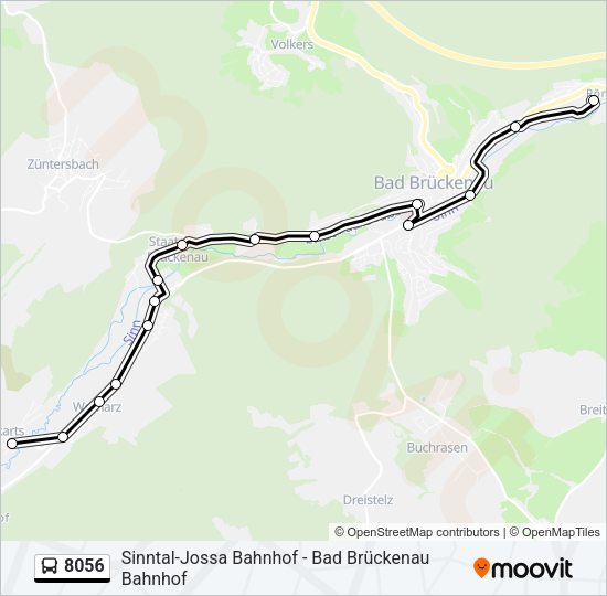8056 Bus Line Map