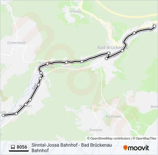 8056 Bus Line Map