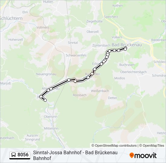 8056 Bus Line Map