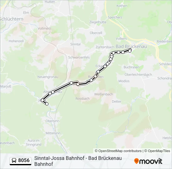 8056 Bus Line Map