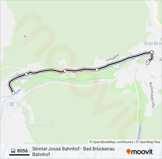 8056 Bus Line Map
