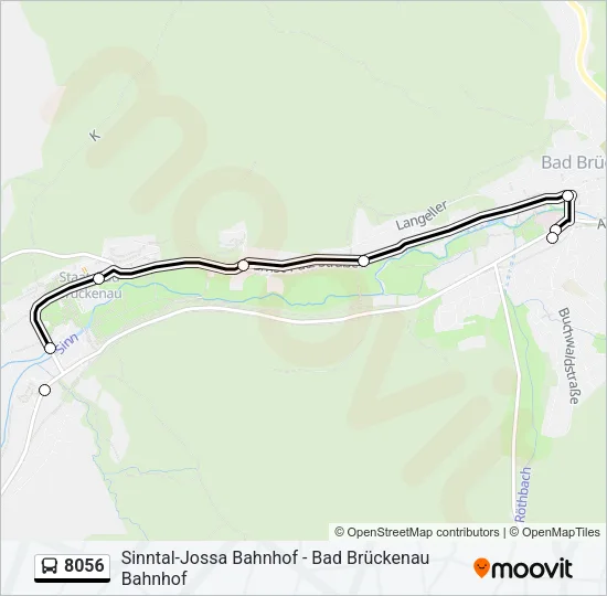 8056 Bus Line Map
