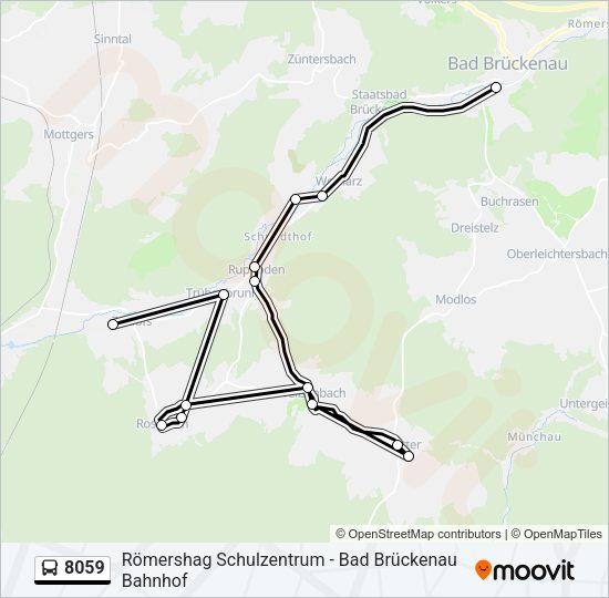 8059 Bus Line Map