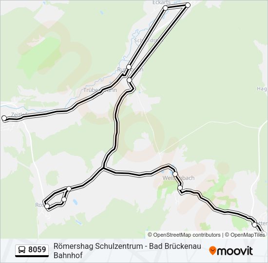 8059 Bus Line Map
