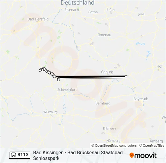 8113 Bus Line Map