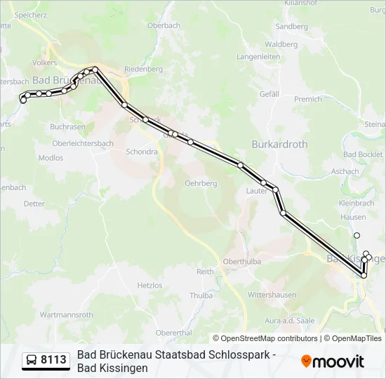 8113 Bus Line Map