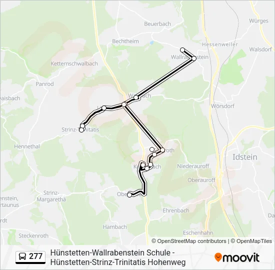 277 Bus Line Map