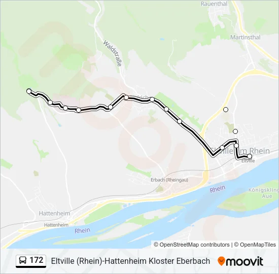 172 Bus Line Map