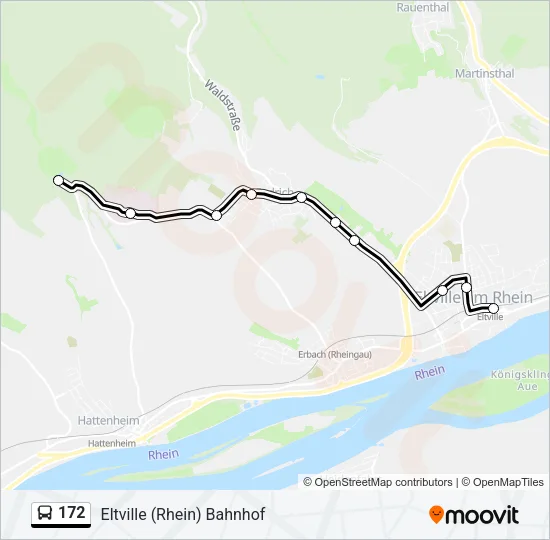 172 Bus Line Map