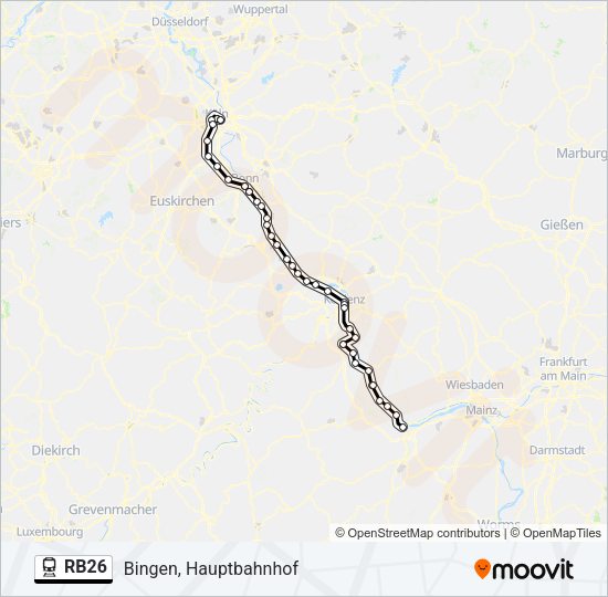 RB26 Train Line Map