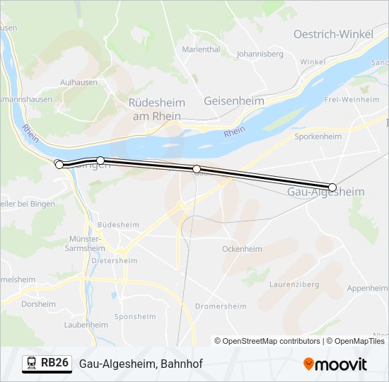 RB26 Train Line Map