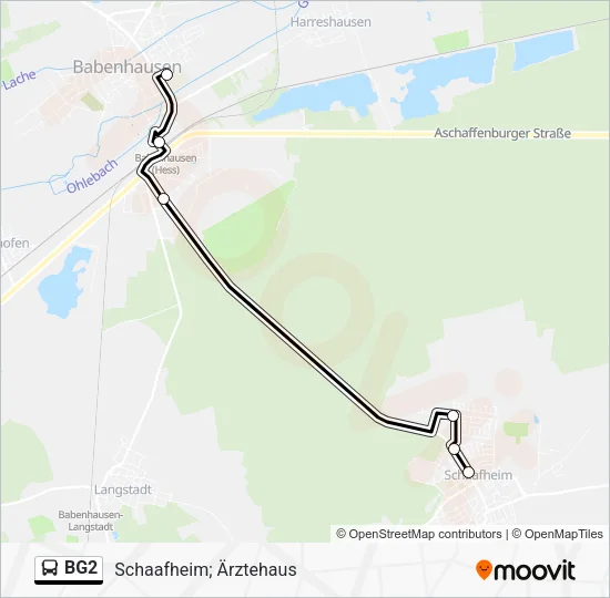 BG2 Bus Line Map
