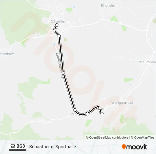 BG3 Bus Line Map