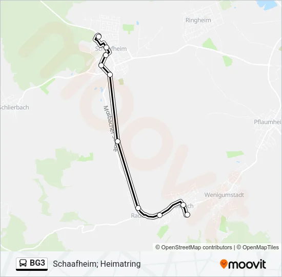 BG3 Bus Line Map