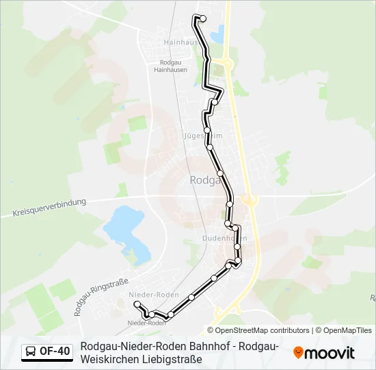 OF-40 Bus Line Map