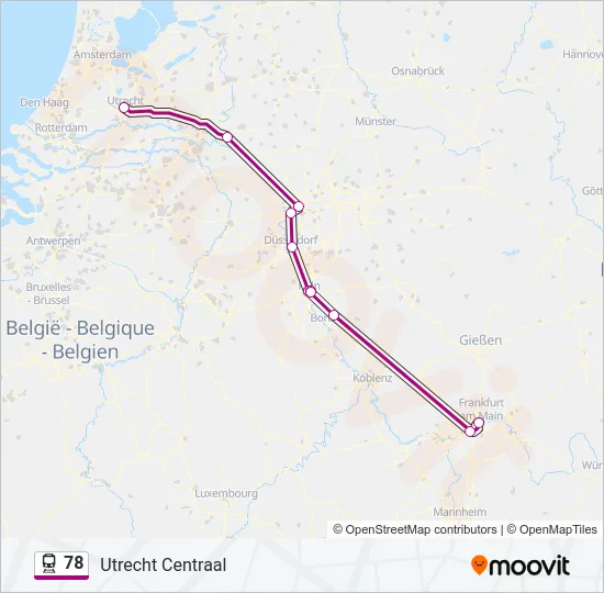 78 Train Line Map