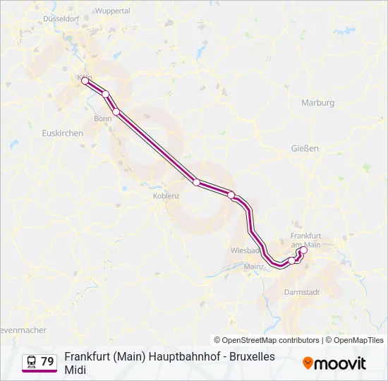 79 Train Line Map