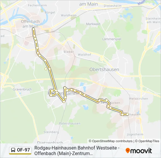 OF-97 Bus Line Map