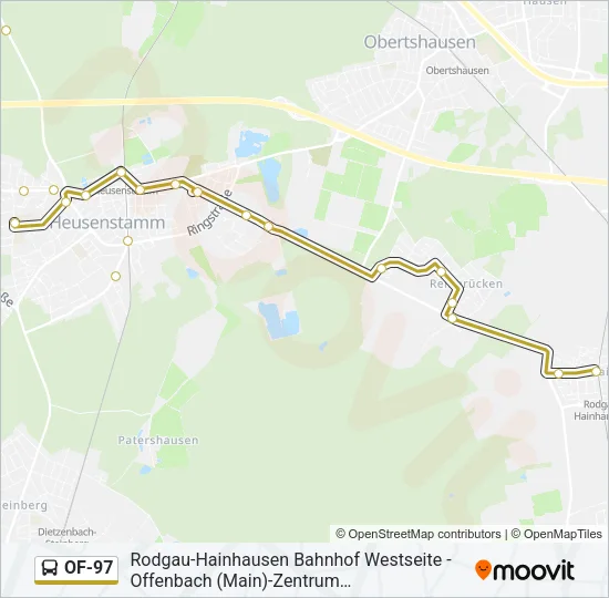 OF-97 Bus Line Map