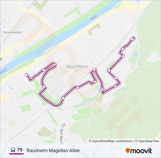 79 Bus Line Map