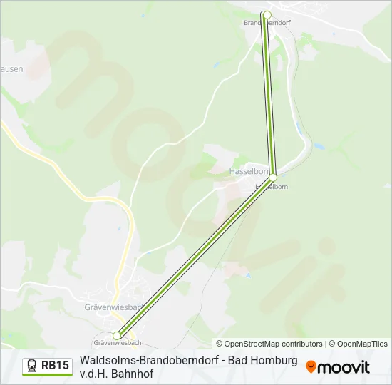 RB15 Train Line Map