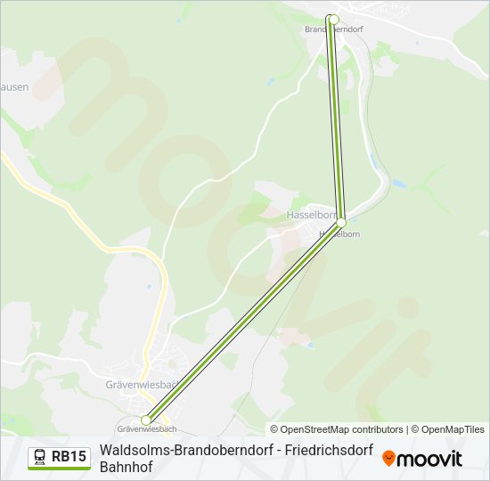 RB15 Train Line Map