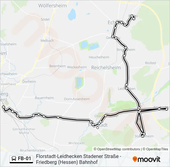 FB-01 Bus Line Map