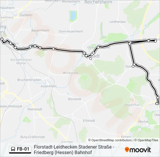 FB-01 Bus Line Map