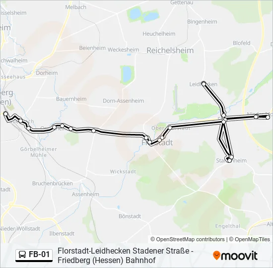 FB-01 Bus Line Map