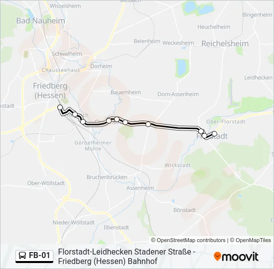 FB-01 Bus Line Map