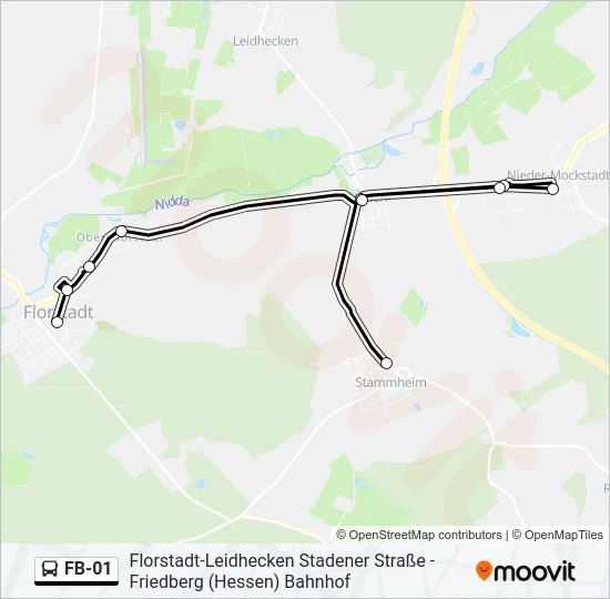 FB-01 Bus Line Map