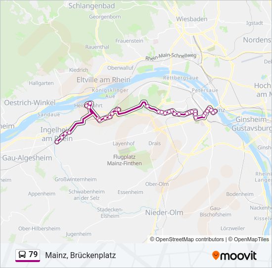 79 Bus Line Map
