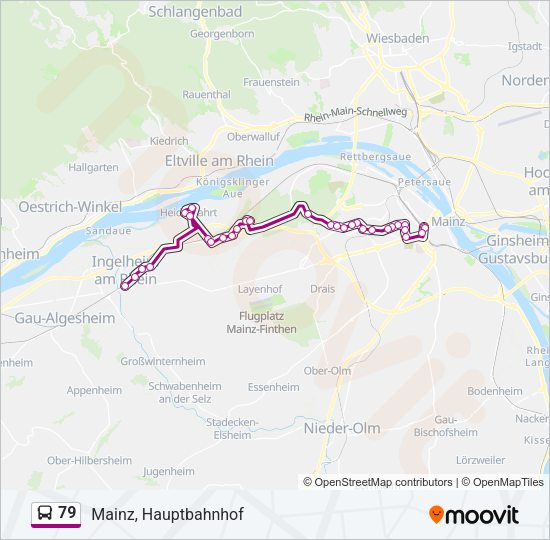 79 Bus Line Map