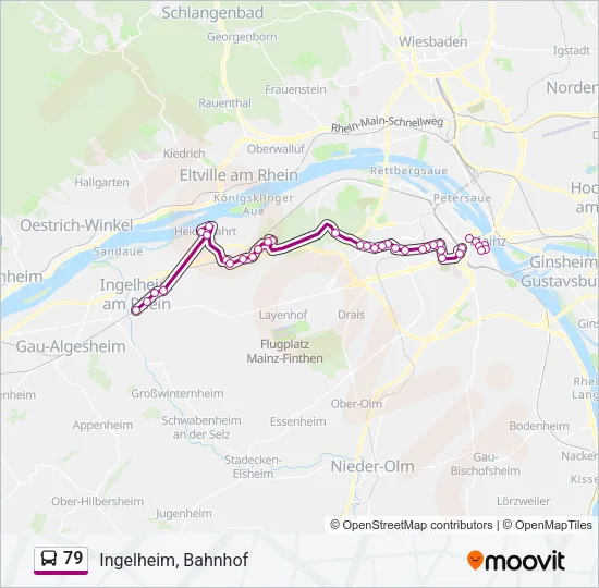 79 Bus Line Map