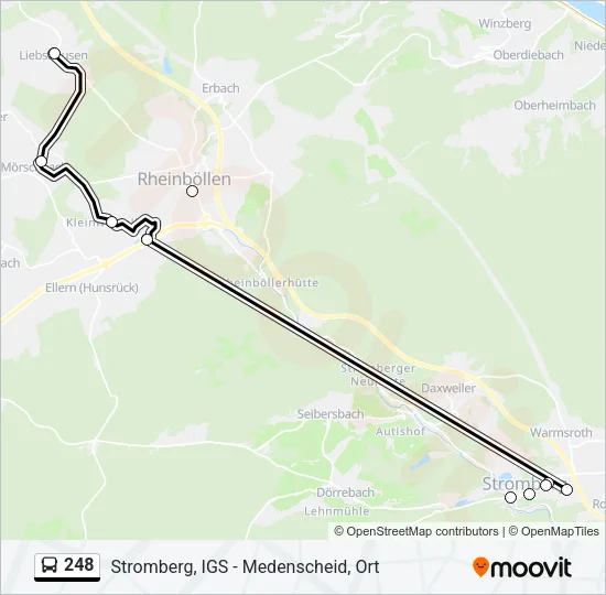 248 Bus Line Map
