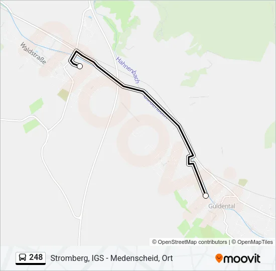 248 Bus Line Map