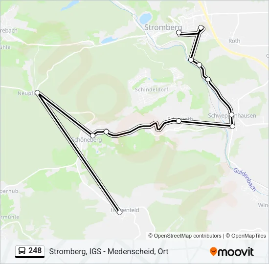248 Bus Line Map