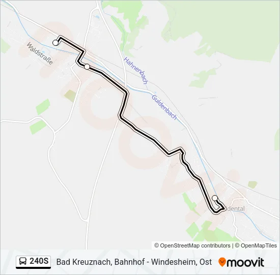 240S Bus Line Map